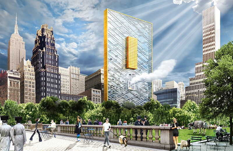 Illustration for article titled What the Biblical Tabernacle Would Look Like in Midtown Manhattan